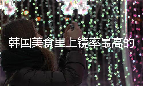 的一道菜年糕最高美食韩国韩里上式辣镜率